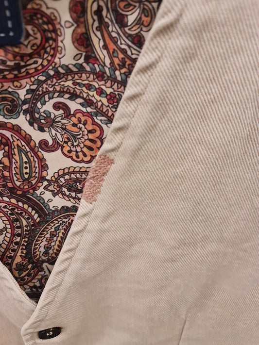 GILET JEANS SABBIA RICAMI