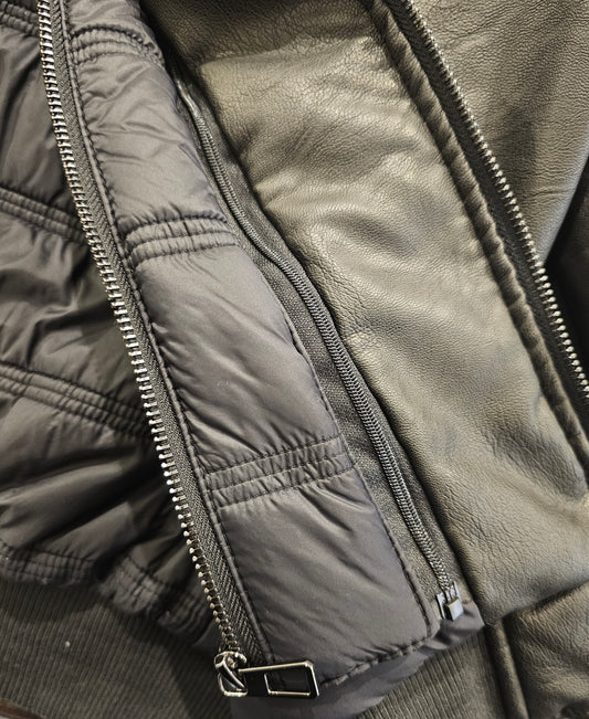 GIUBBINO TESTA DI MORO ECOPELLE DOPPIO