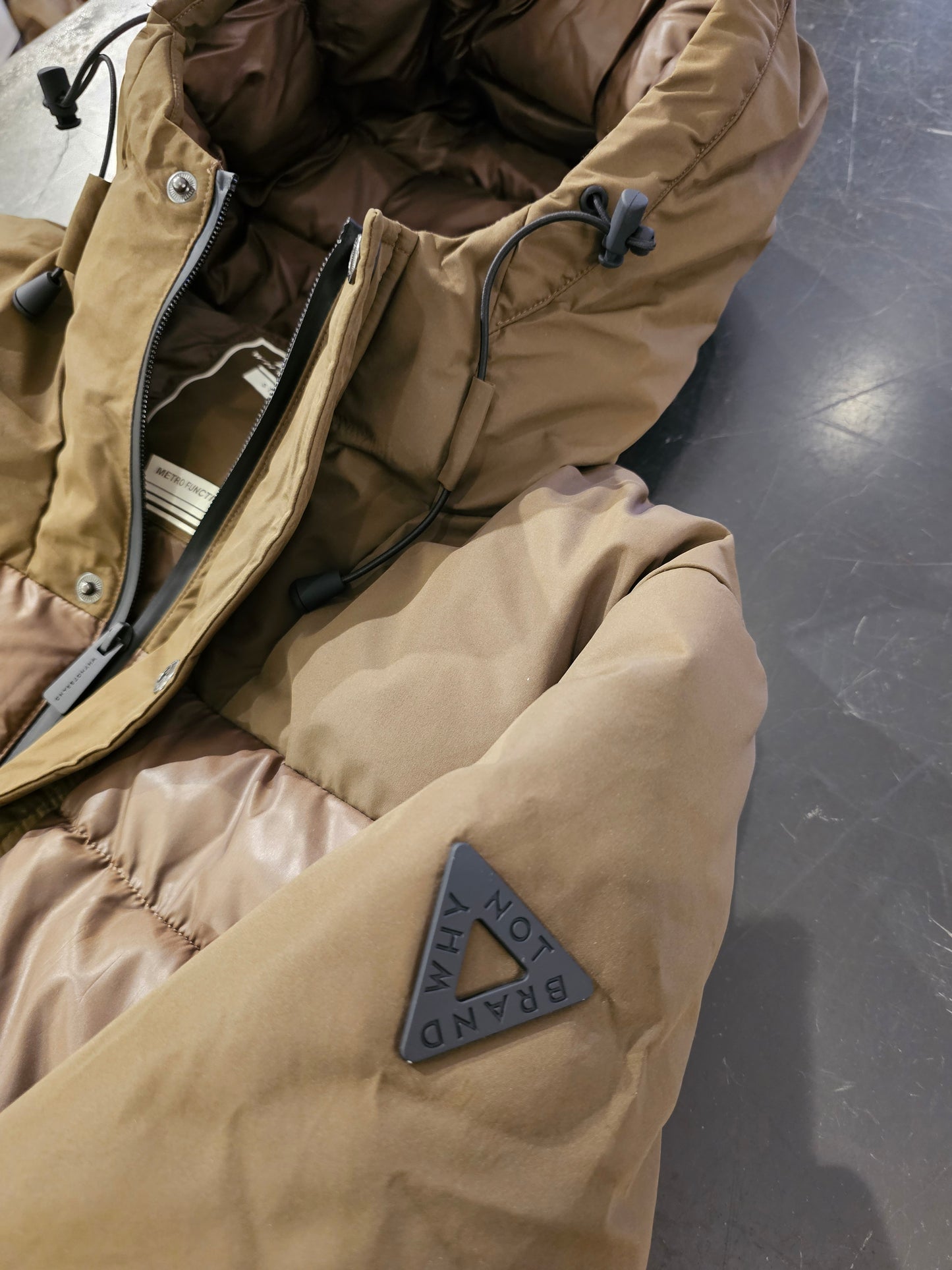 GIUBBINO DOPPIO TESSUTO CAMMELLO