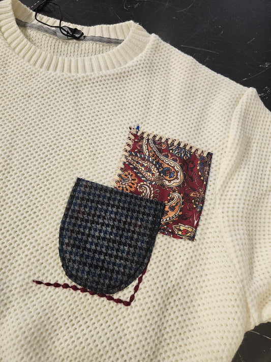 MAGLIA OCCHIO PERNICE BIANCA