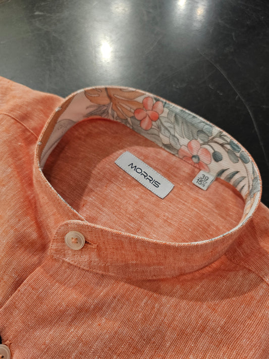 COREANA LINO ARANCIONE FOGLIE