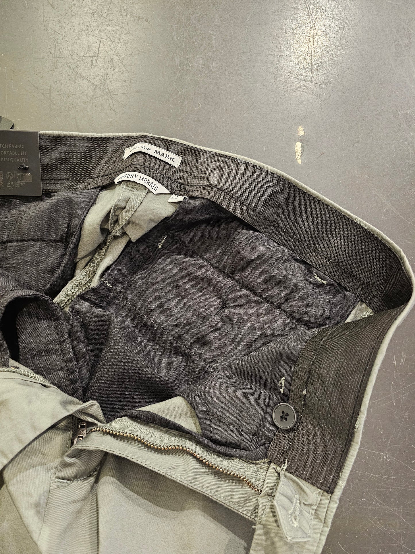 PANTALONCINO CHINO MARK VERDE