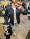 GIACCA JEANS STAMPA GIAPPONESE