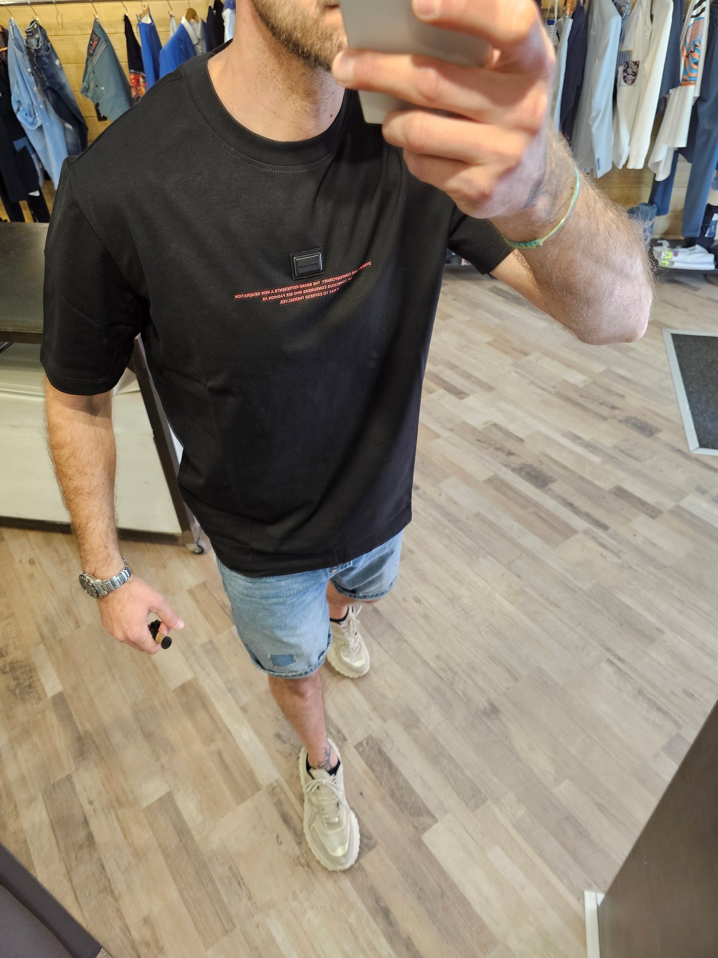 T-SHIRT RELAX FIT NERA