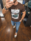 T-SHIRT JEEP MORO RICAMI