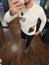 MAGLIONE BURRO MULTIPATCH
