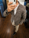 GIACCA BOUCLE' INTRECCIATO