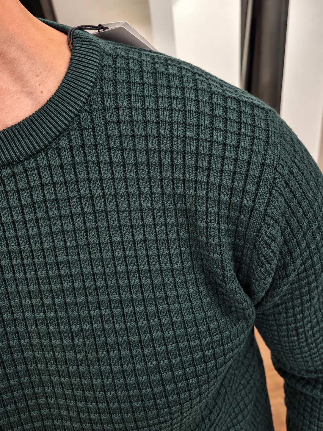 MAGLIA VERDE BOSCO PUNTO OPERATO