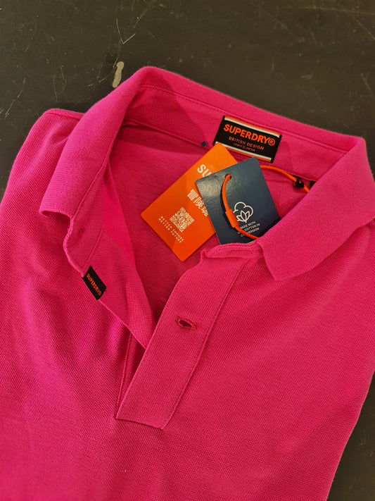 POLO FUCSIA SUPERDRY