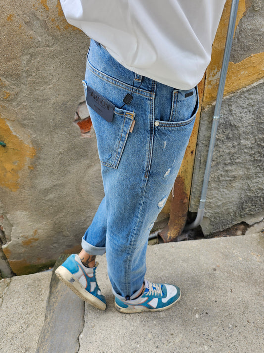 JEANS ARGON STRAPPETTI