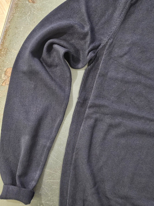 MAGLIA BLU DOPPIO TESSUTO