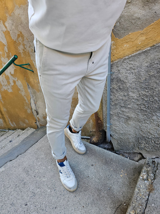 CHINO JEANS GESSO