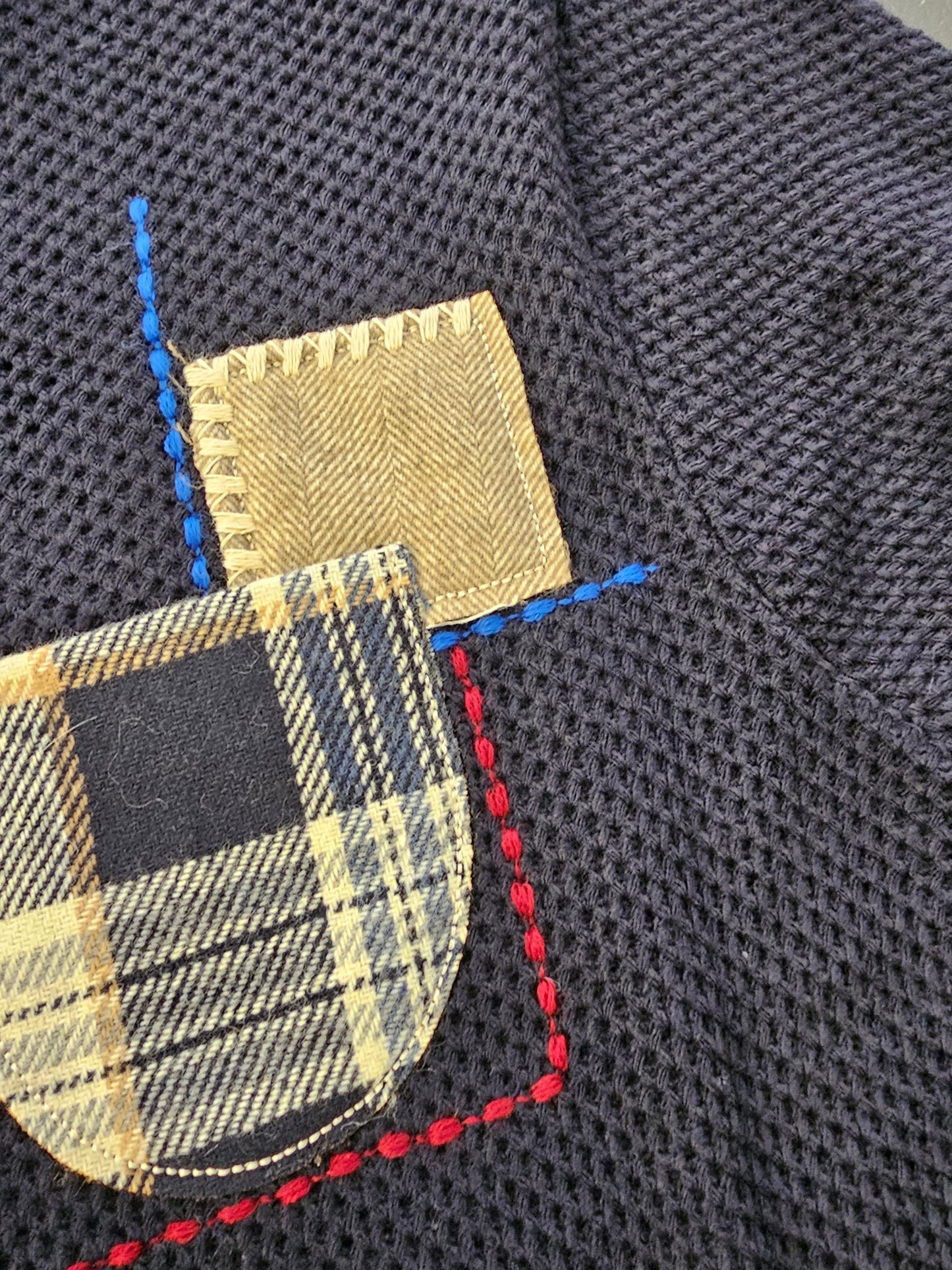 MAGLIA OCCHIO PERNICE BLU