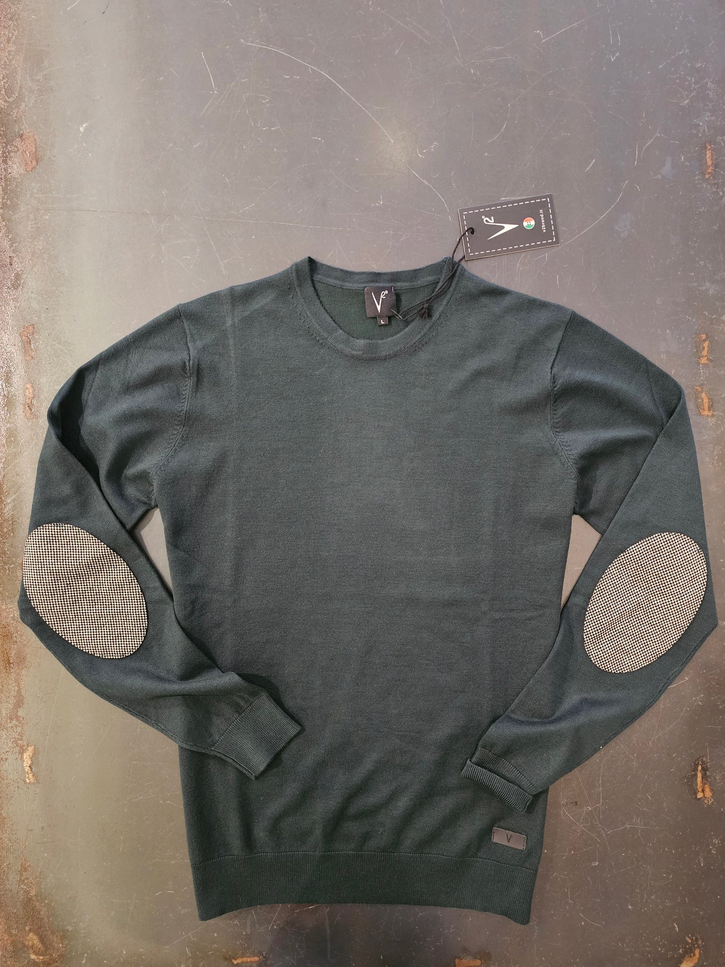 MAGLIA VERDE BOTTIGLIA TOPPE GOMITI