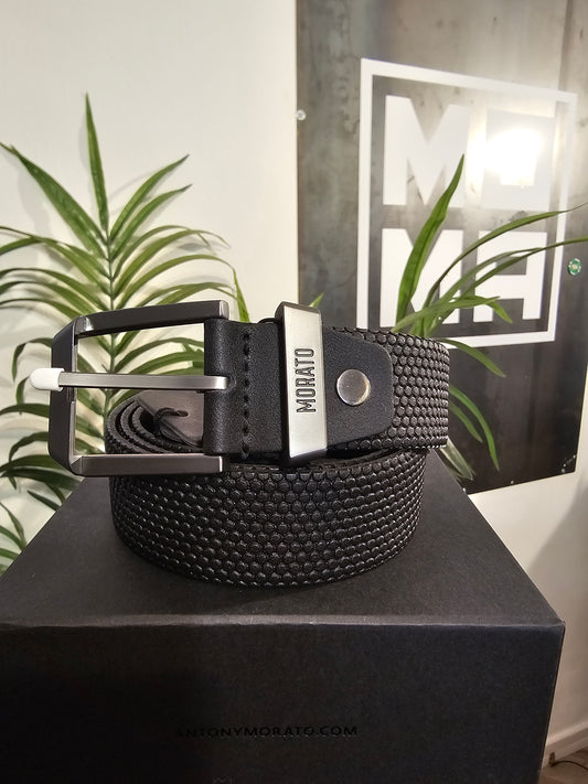 CINTURA NERA LAVORATA