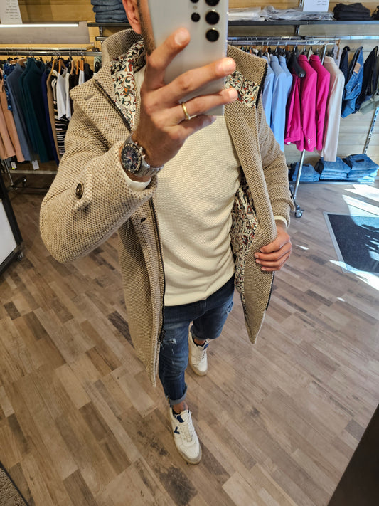 PARKA PUNTO RISO SABBIA