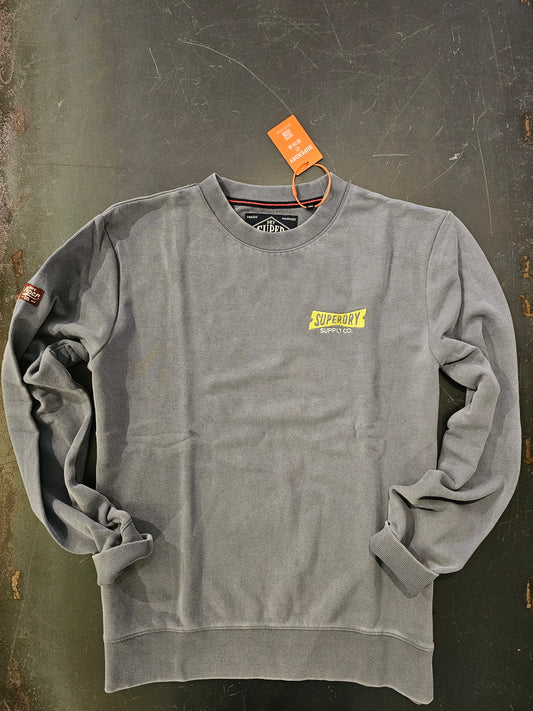 FELPA HERITAGE GRIGIA SUPERDRY