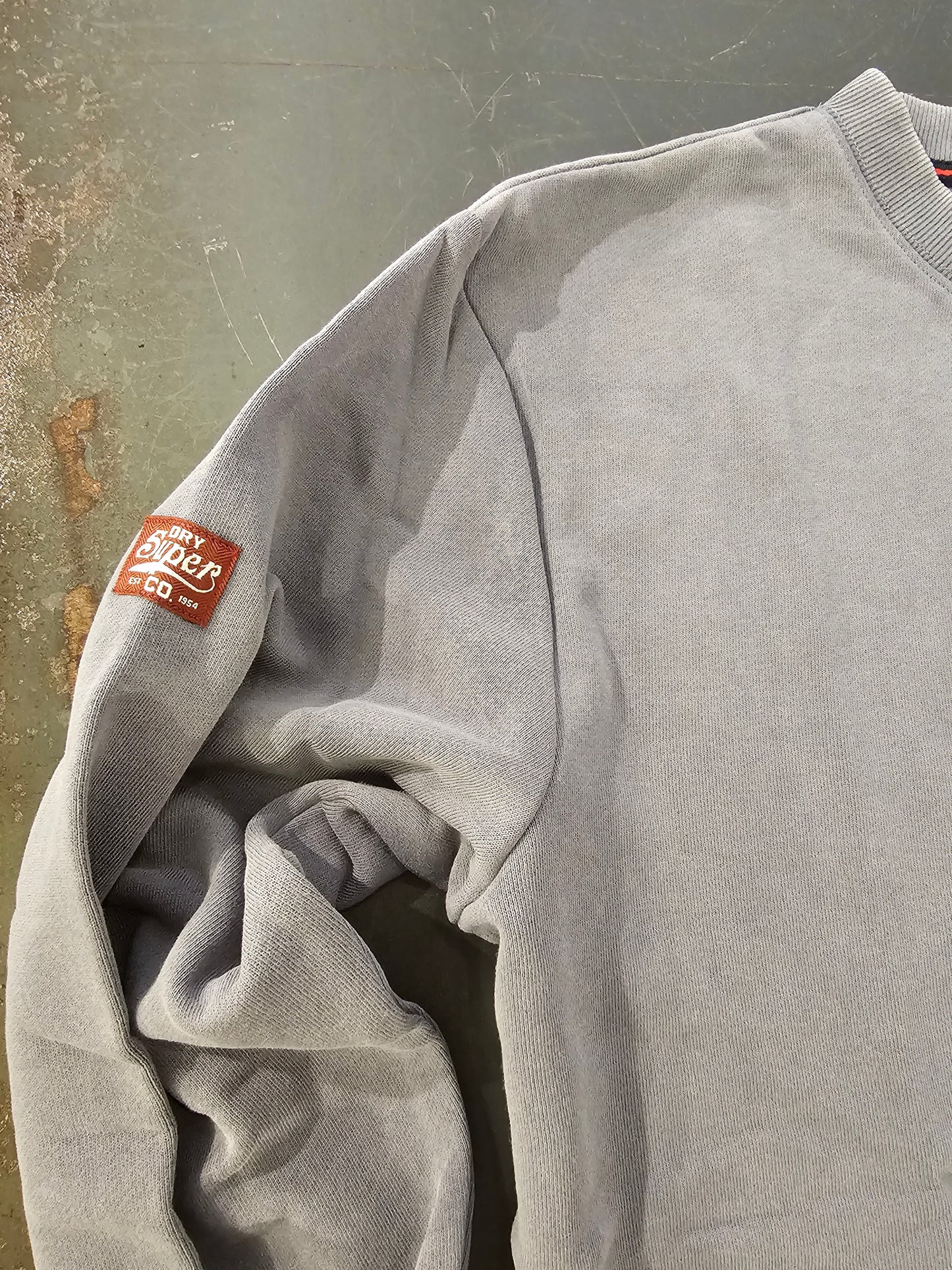 FELPA HERITAGE GRIGIA SUPERDRY