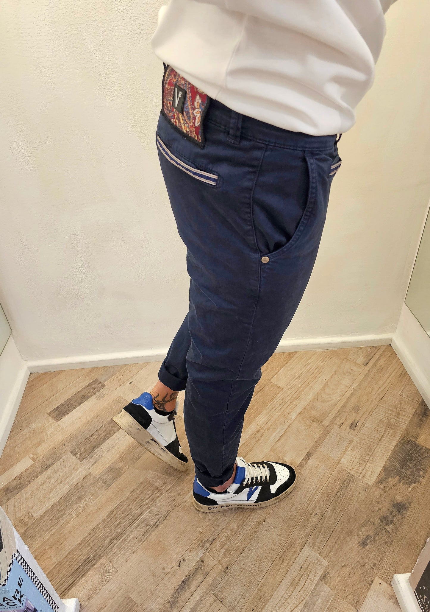 PANTALONE MIRTOS BLU