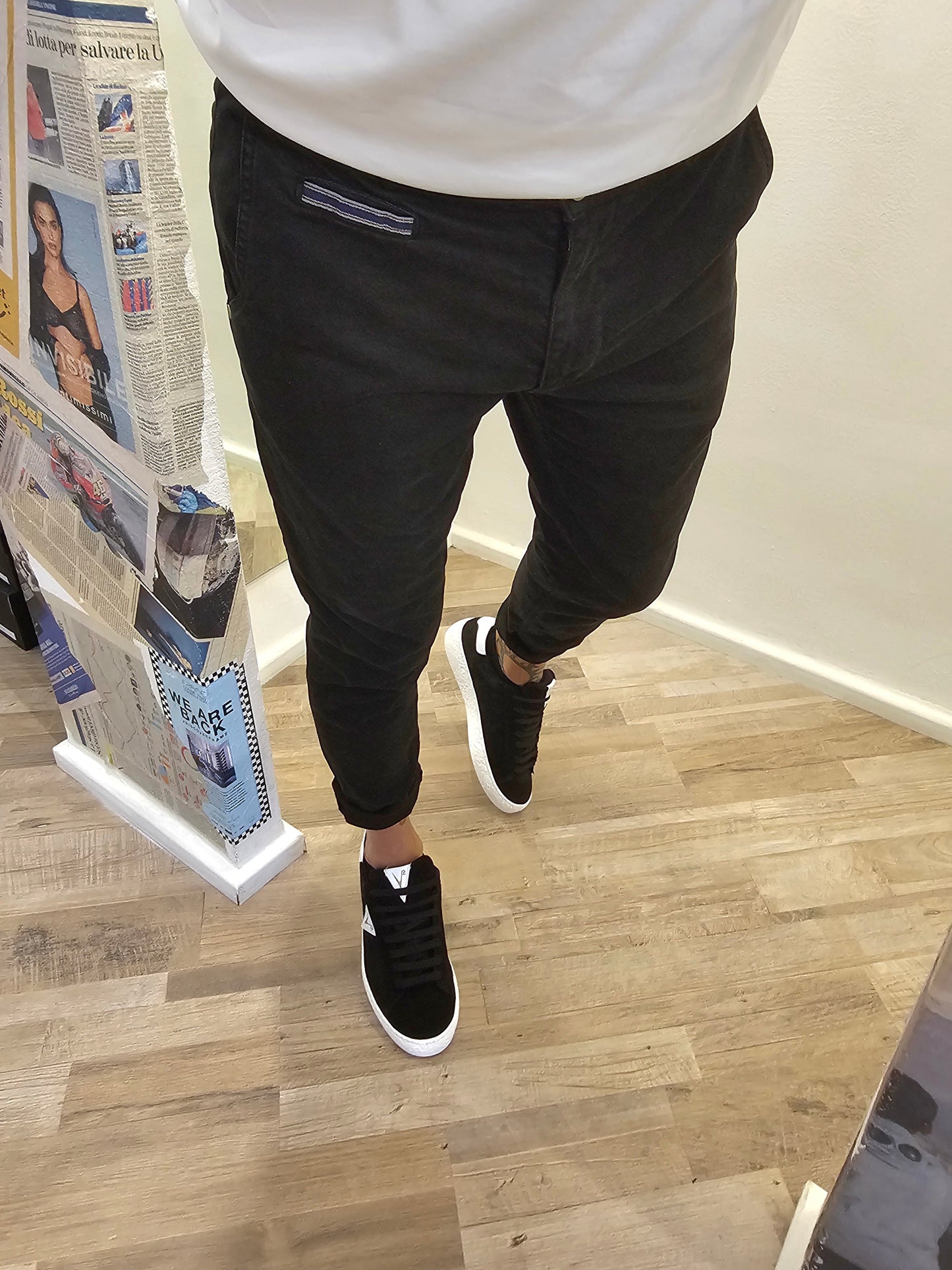 PANTALONE MIRTOS NERO