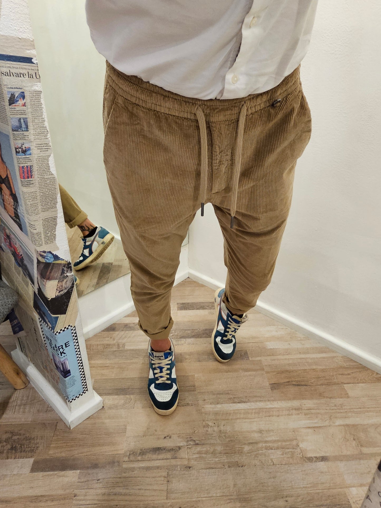 PANTALACCIO CAMMELLO VELLUTO