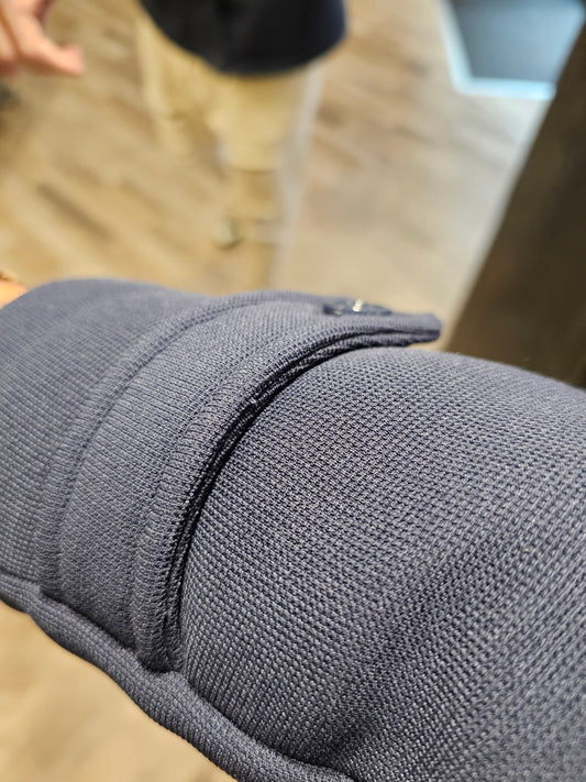 GIUBBINO BLU ARMATURATO DOPPIA CHIUSURA