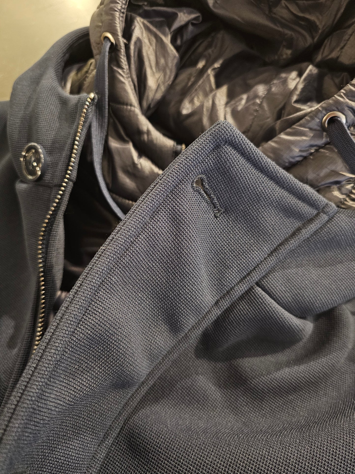 GIUBBINO BLU ARMATURATO DOPPIA CHIUSURA