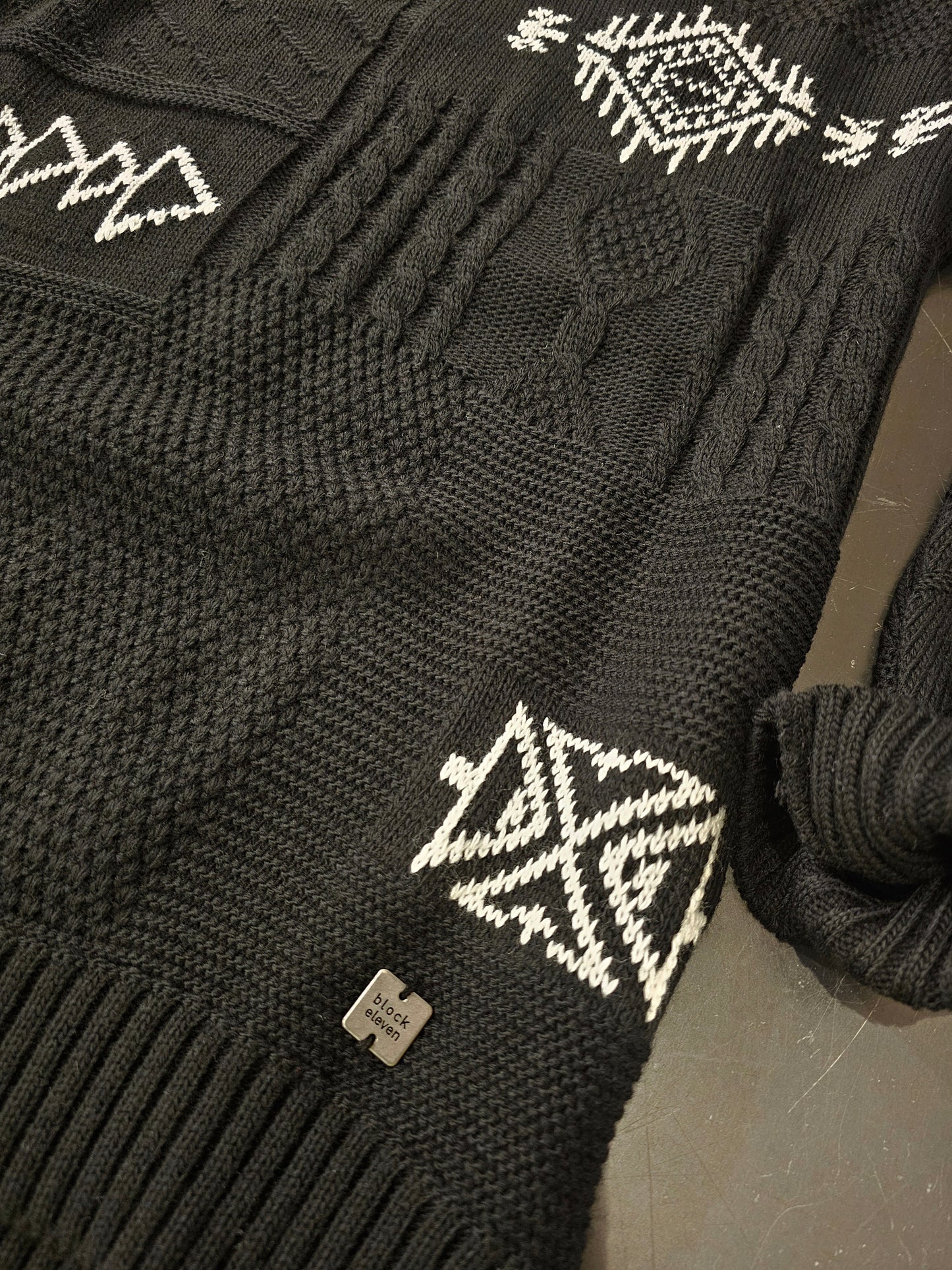 MAGLIA INTARSIO BL11