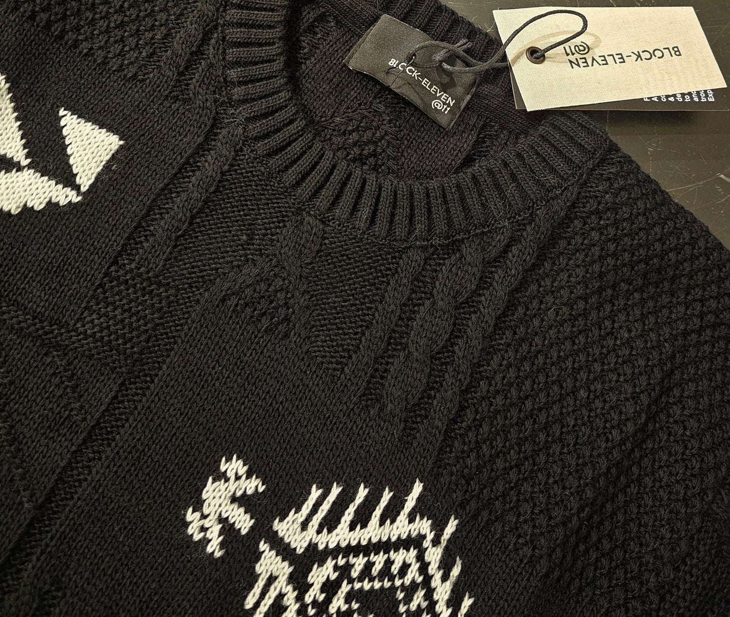 MAGLIA INTARSIO BL11