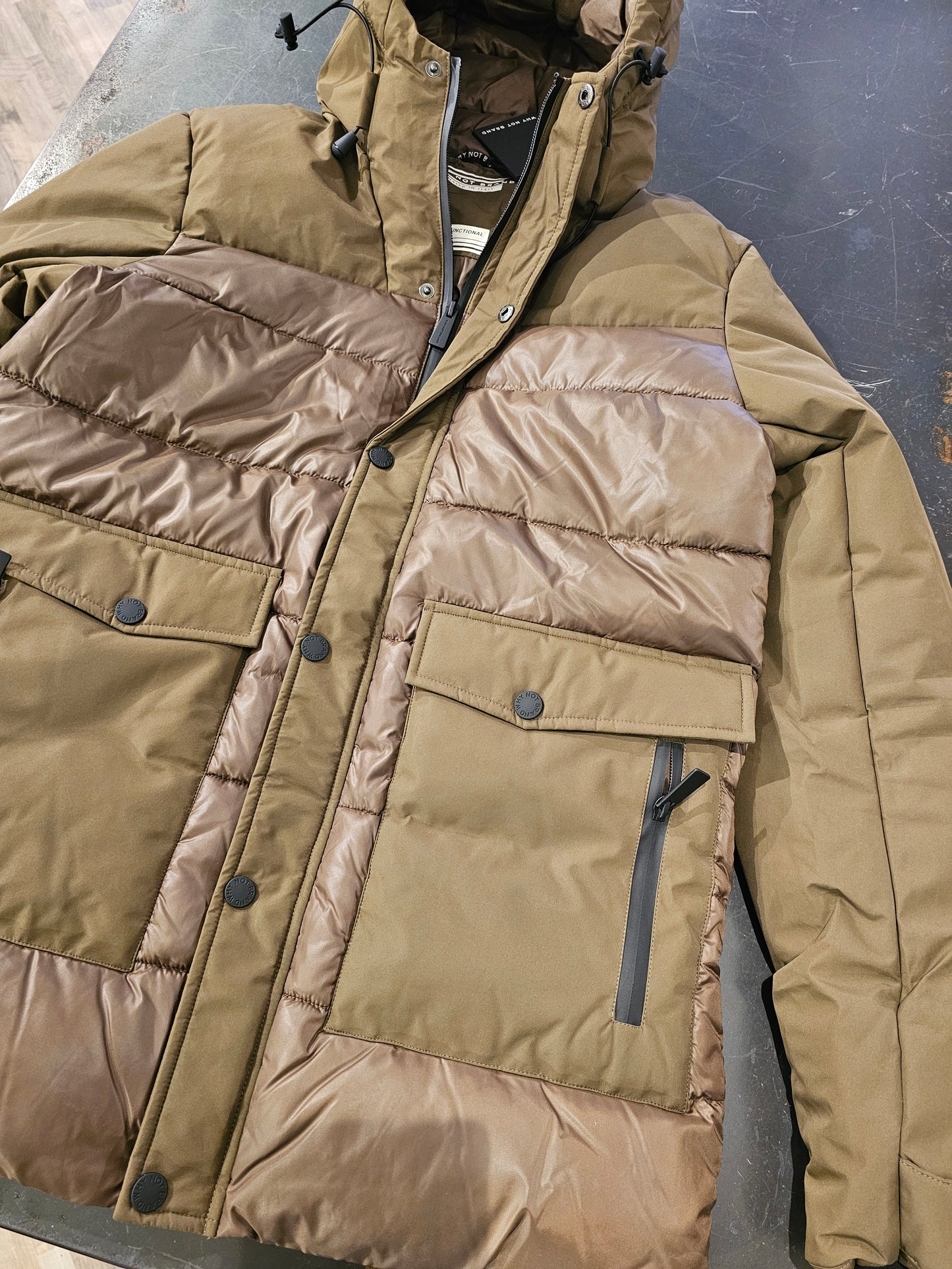 GIUBBINO DOPPIO TESSUTO CAMMELLO