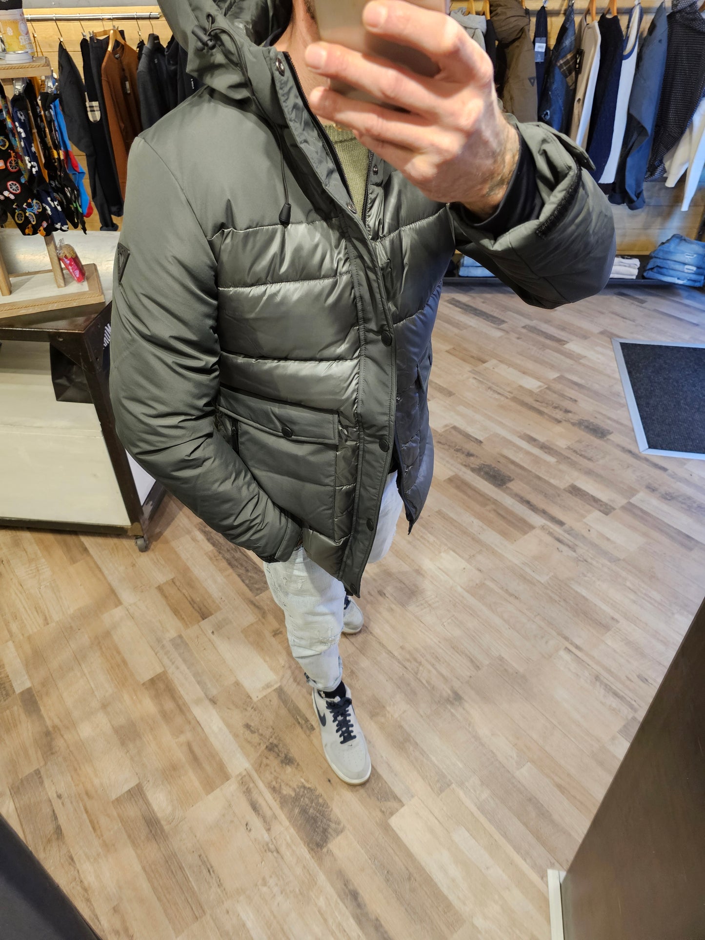 GIUBBINO DOPPIO TESSUTO MILITARE