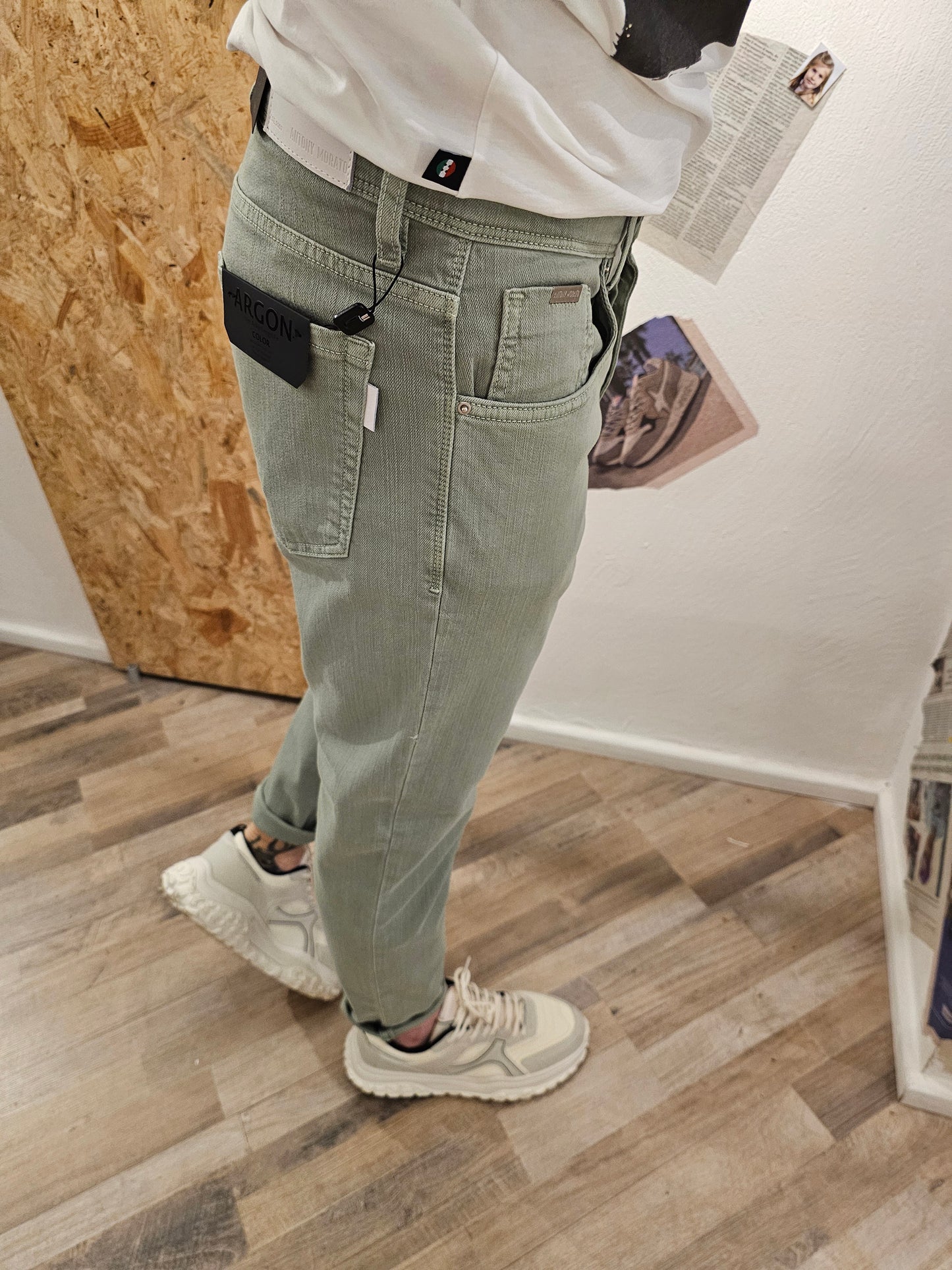 JEANS ARGON VERDE SALVIA