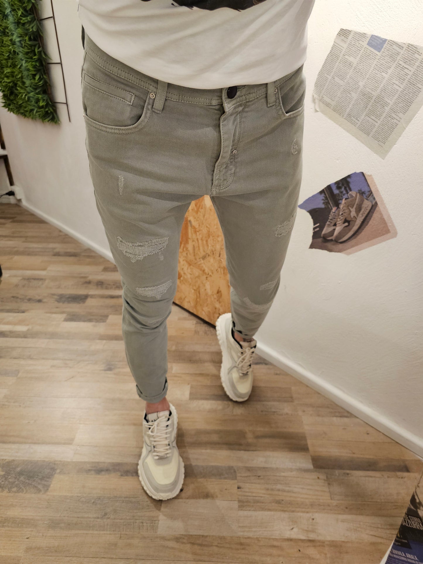 JEANS KARL VERDE AGAVE