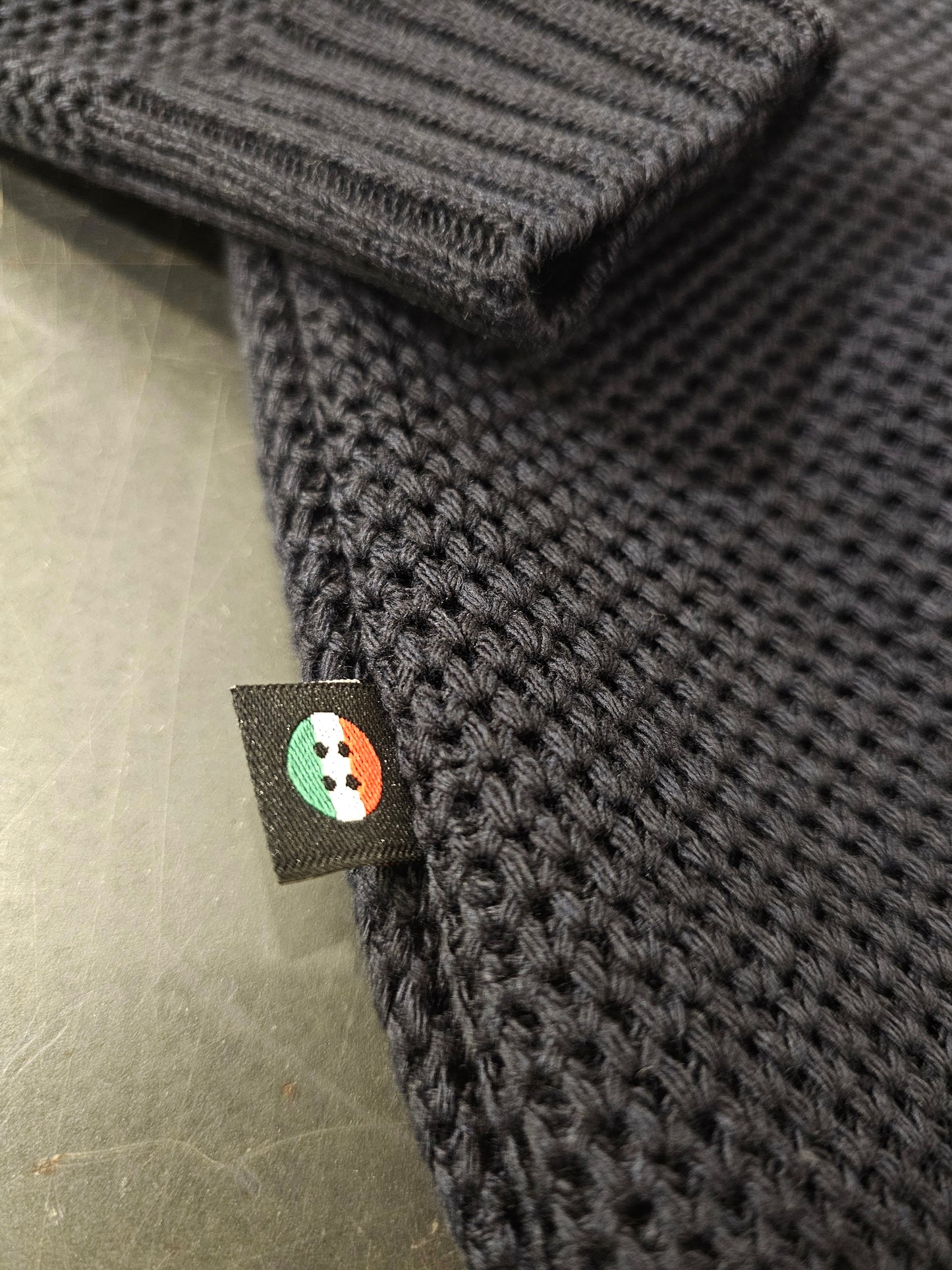 MAGLIONCINO PATCHWORK BLU