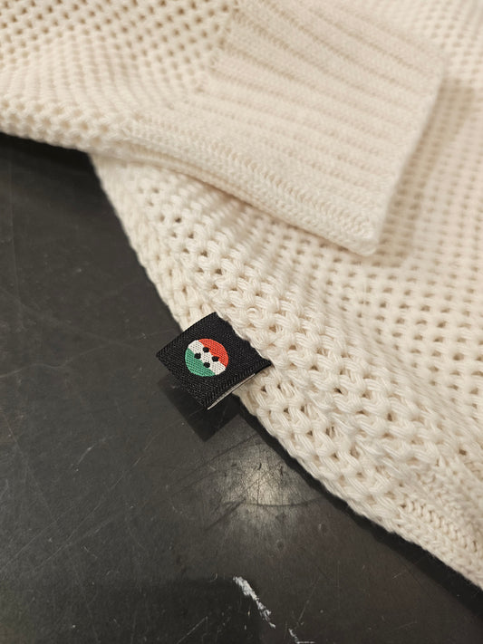 MAGLIONCINO PANNA PATCHWORK