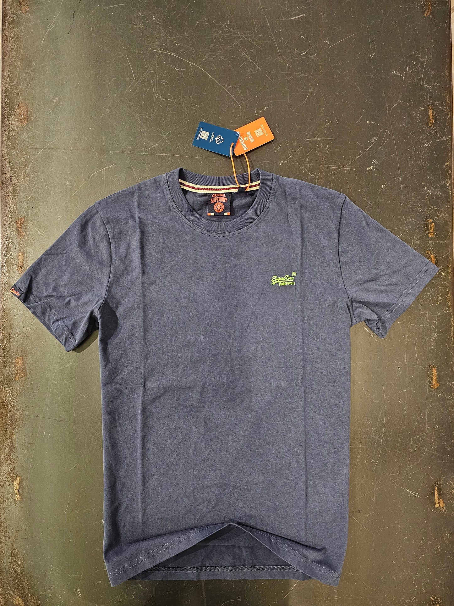 T-SHIRT BLU JAPAN DEPT SUPERDRY