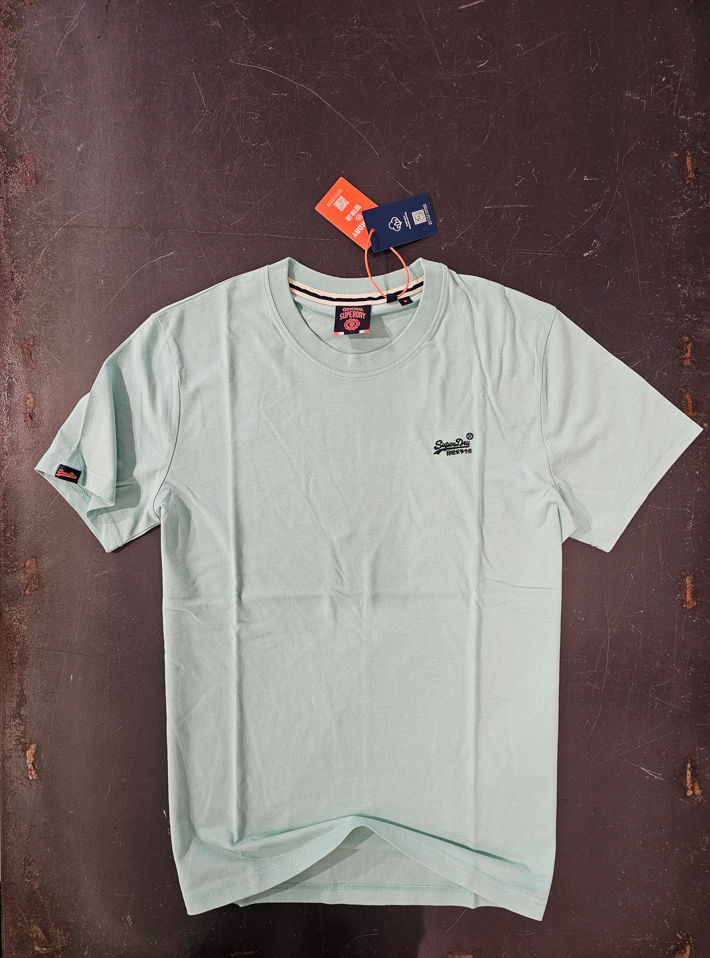 T-SHIRT VERDE ACQUA JAPAN DEPT SUPERDRY