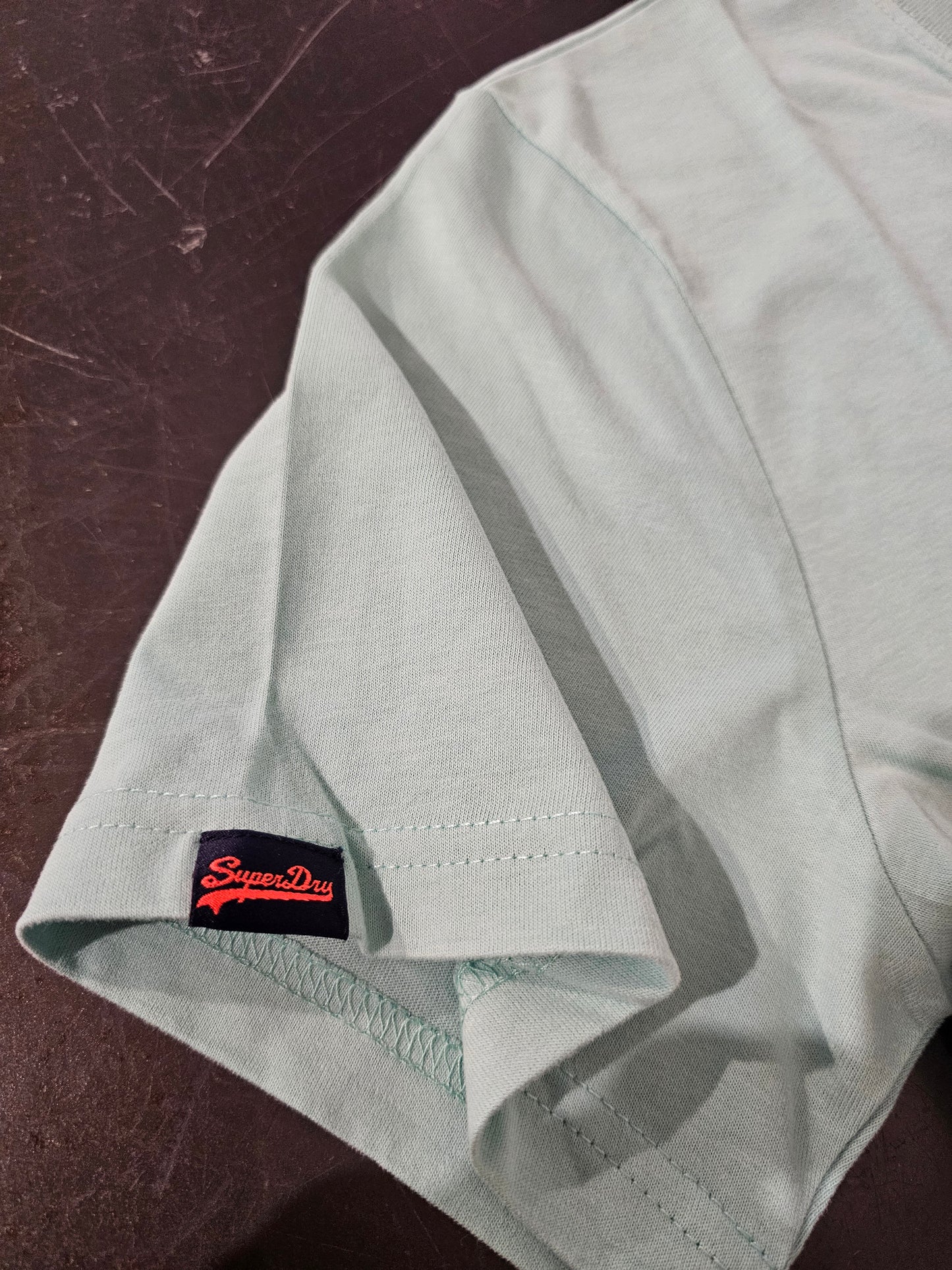 T-SHIRT VERDE ACQUA JAPAN DEPT SUPERDRY