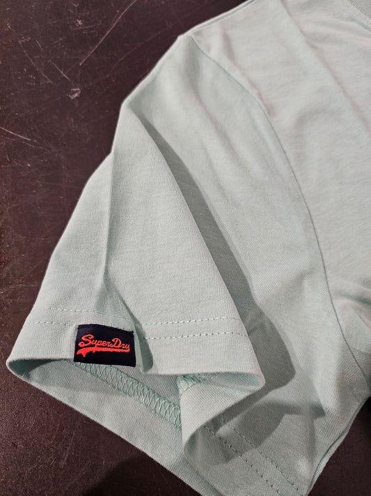 T-SHIRT VERDE ACQUA JAPAN DEPT SUPERDRY