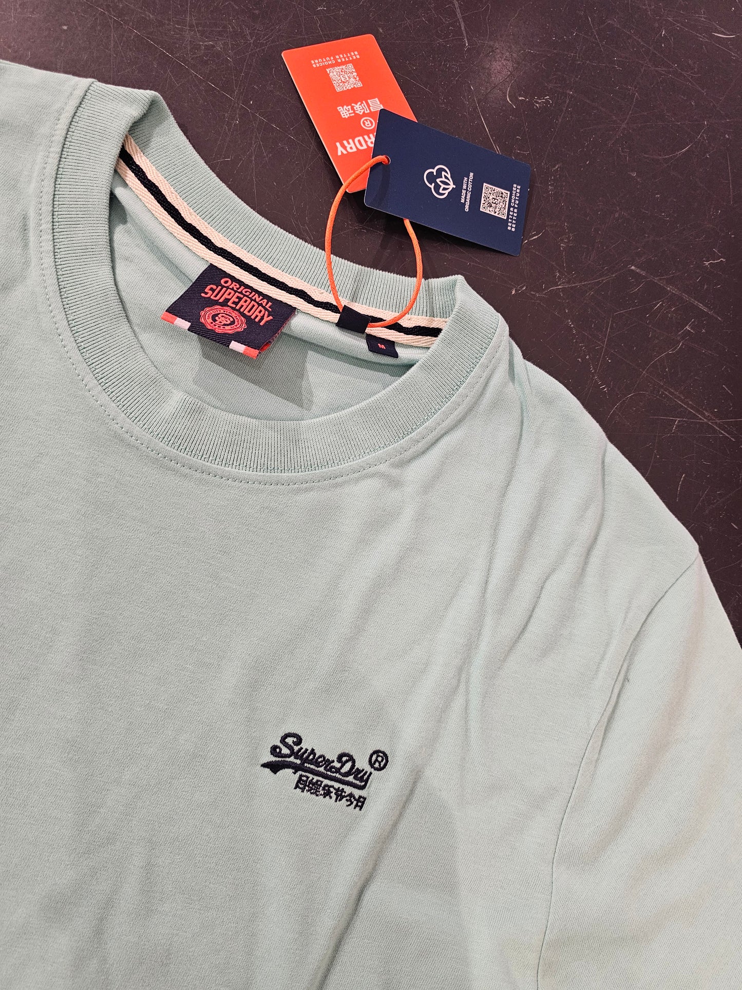 T-SHIRT VERDE ACQUA JAPAN DEPT SUPERDRY