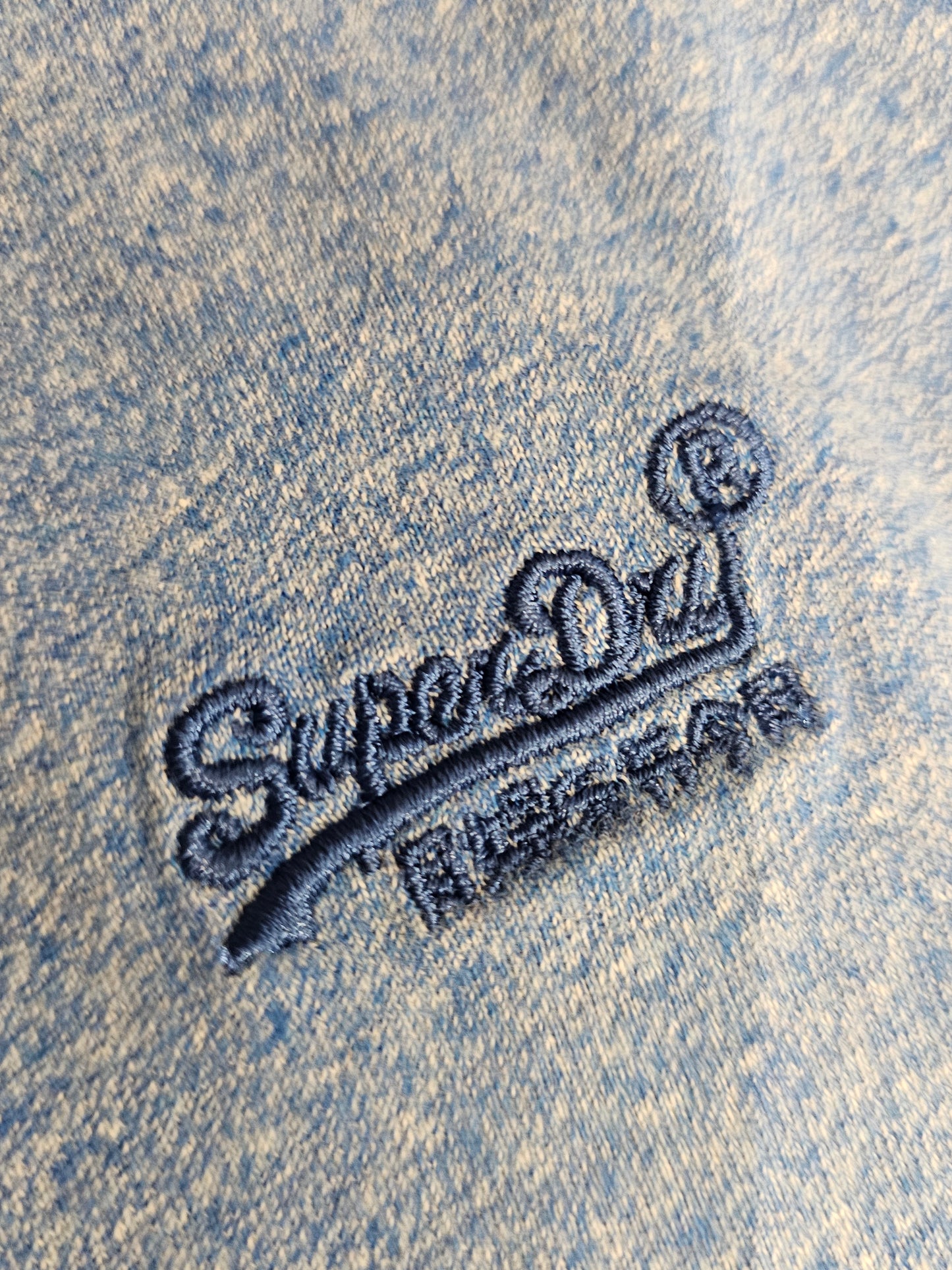 T-SHIRT AZZURRA MELANGE JAPAN DEPT SUPERDRY