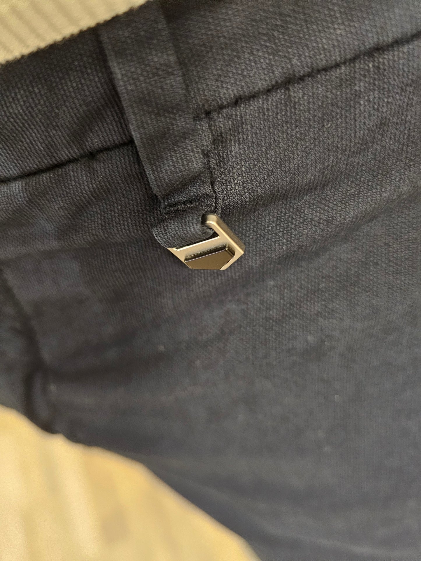 PANTALONE CHINO BLU ARMATURATO