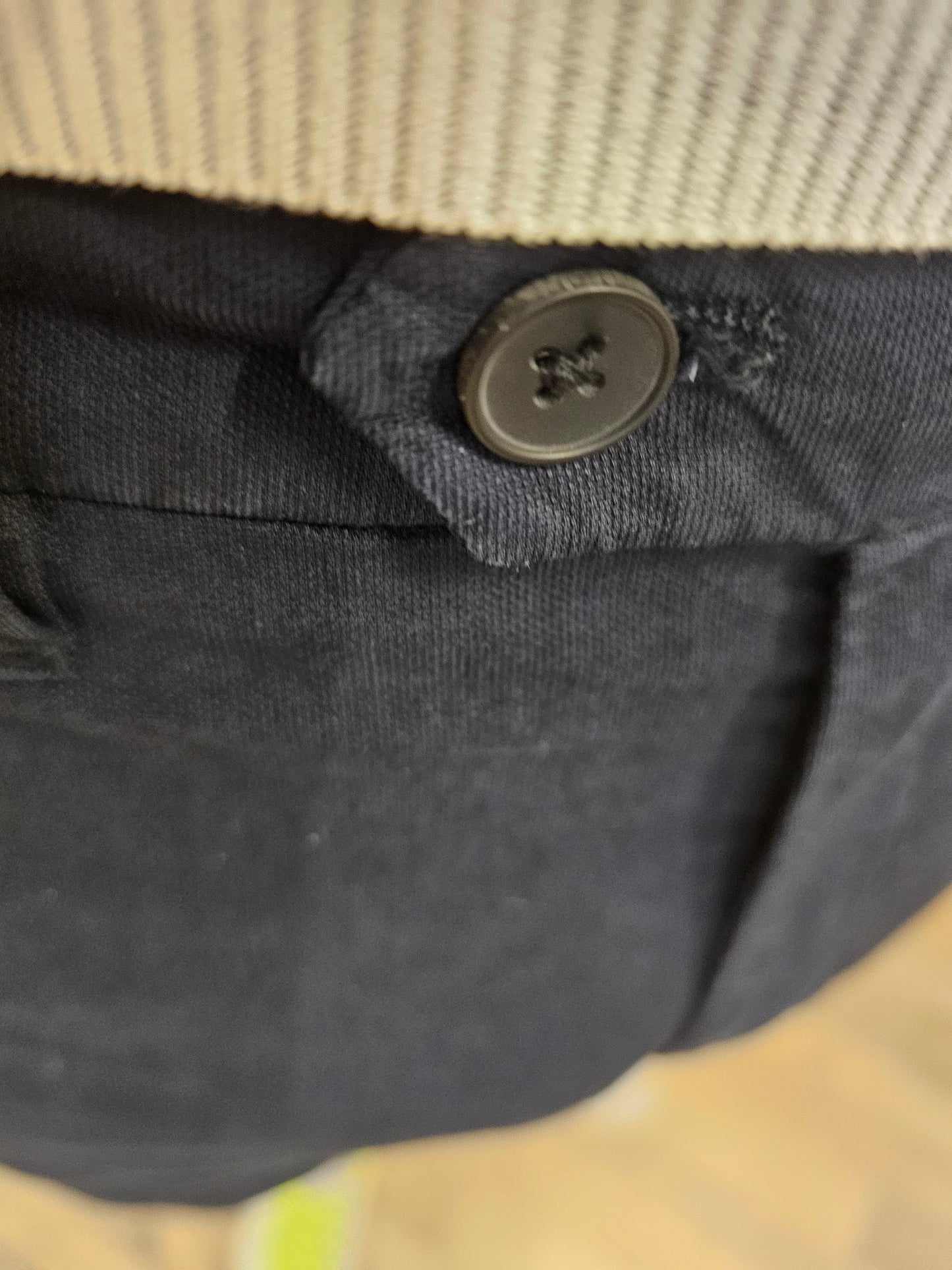 PANTALONE CHINO BLU ARMATURATO