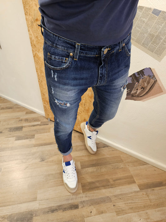 JEANS V2 RICAMO