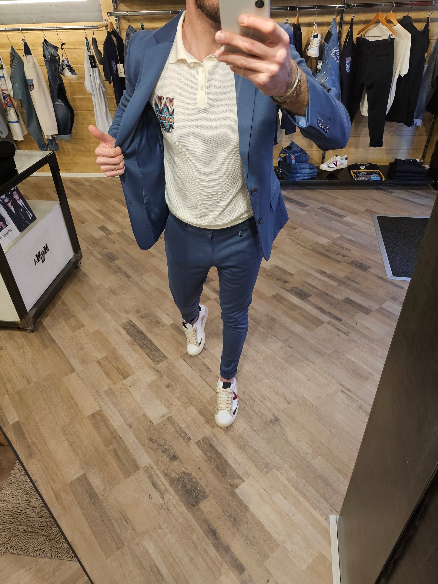 ABITO ASHE AZZURRO ANTONY MORATO SUPERFLEX