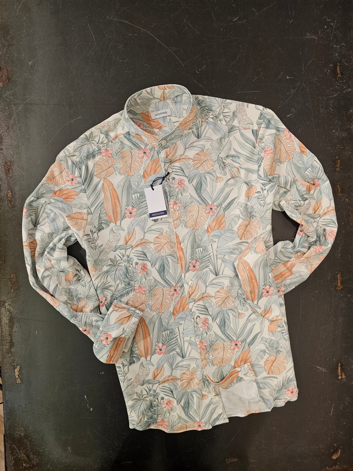 COREANA FLOREALE TESSUTO NO STIRO