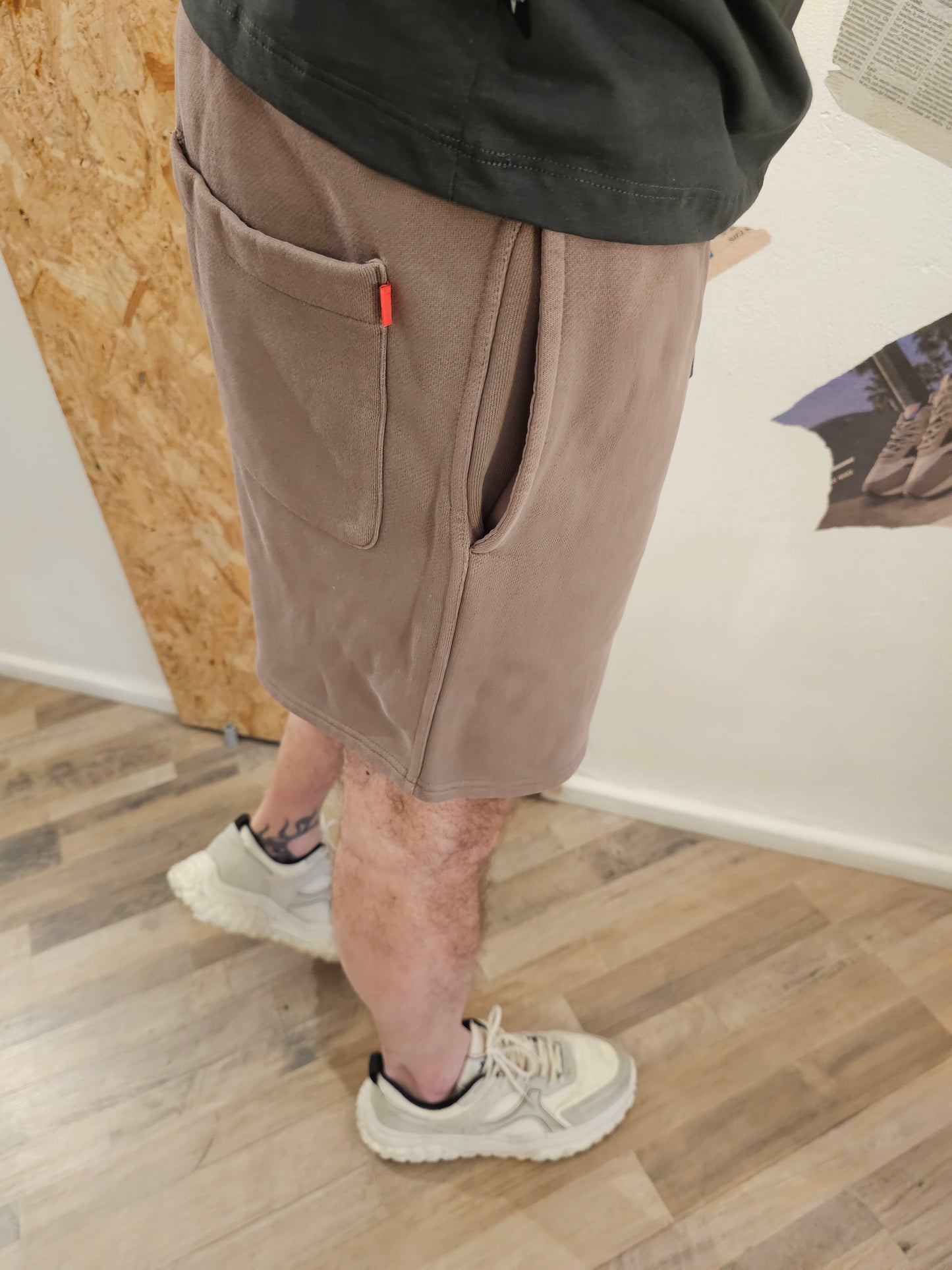 PANTALONCINO FELPA CON LACCETTI