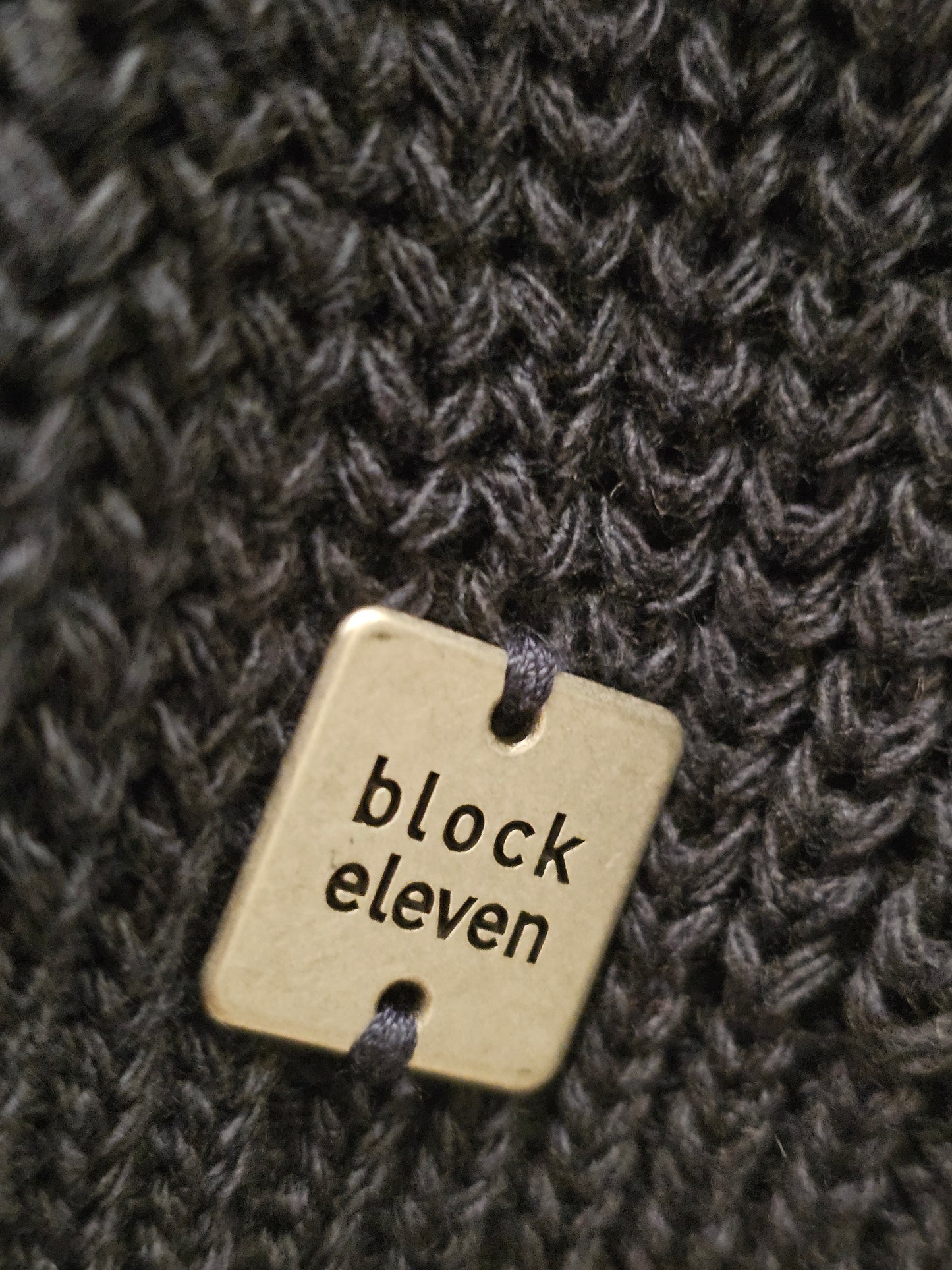 MAGLIA COTONE BLU ROTTURE