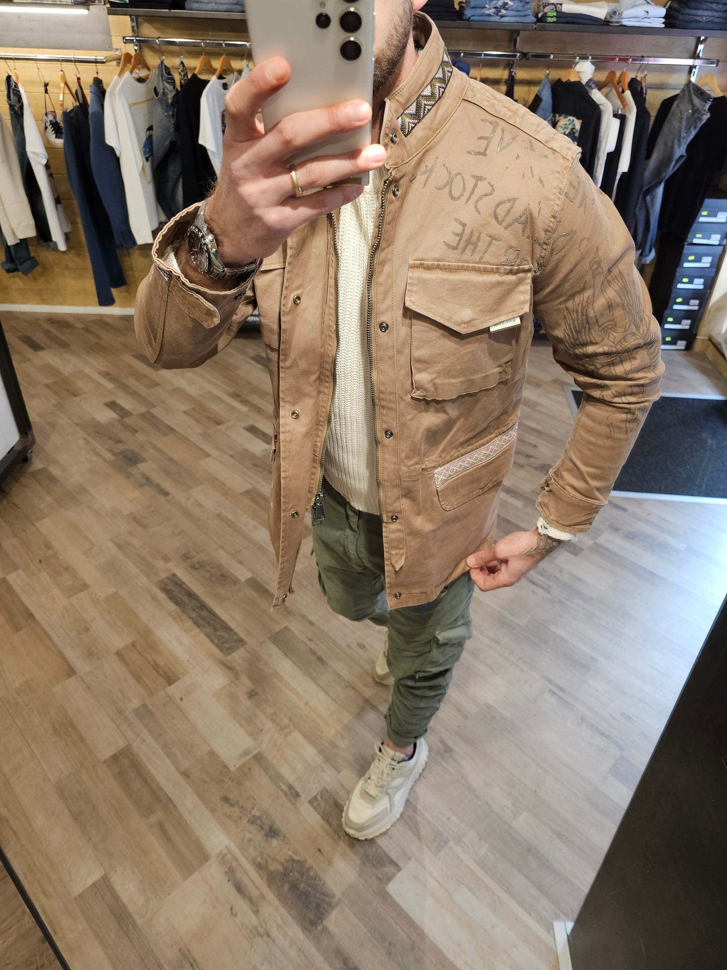 GIACCA SAFARI BLOCK ELEVEN