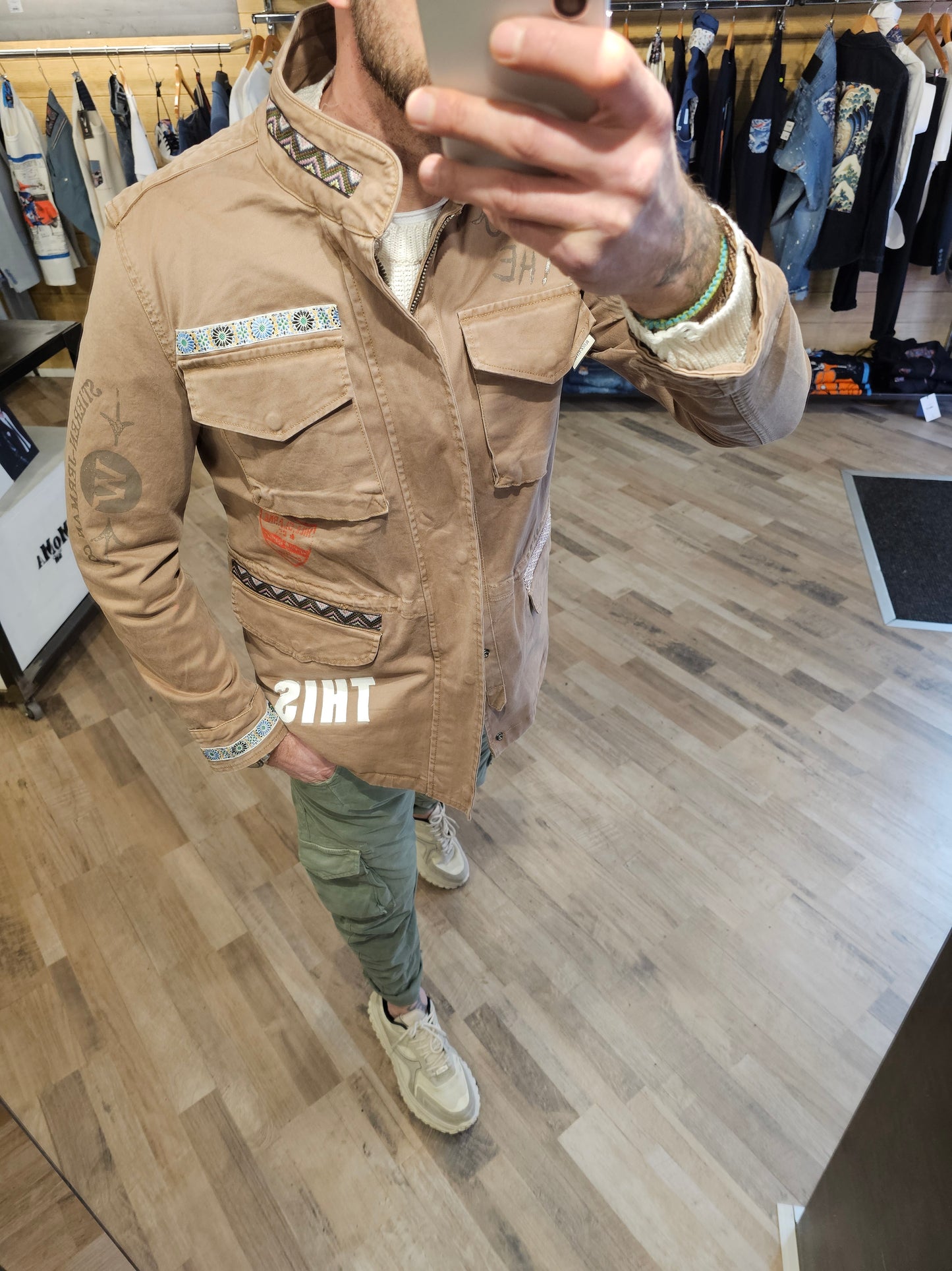 GIACCA SAFARI BLOCK ELEVEN